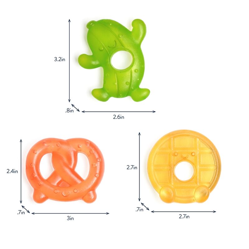 Silly Foods Cutie Coolers Water Filled Teethers from Itzy Ritzy