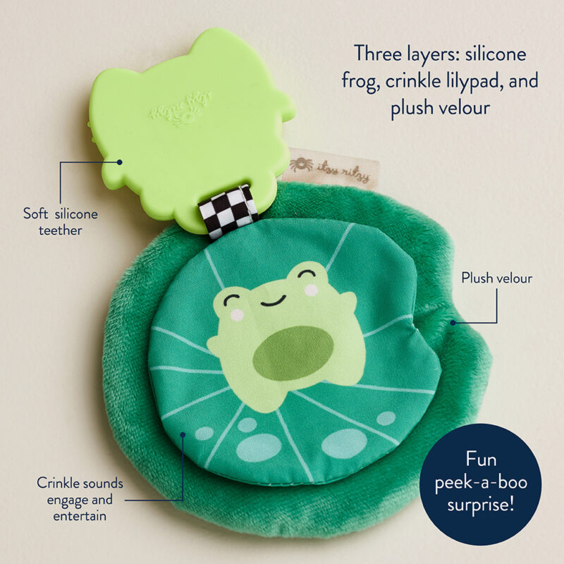 Frog Sweetie Crinkle made by Itzy Ritzy