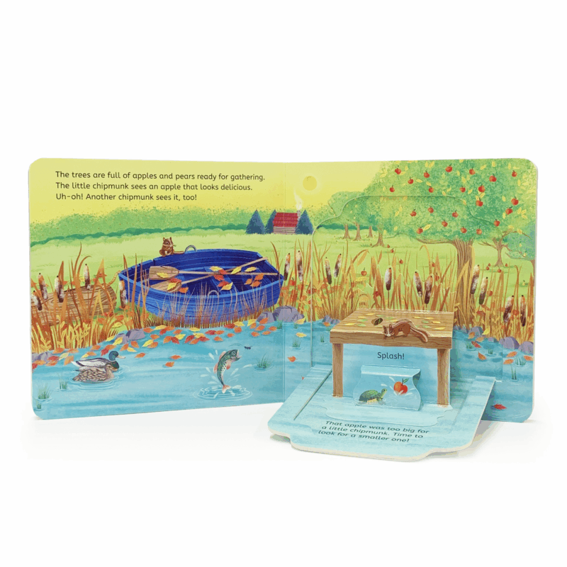 Autumn in the Forest Lift-a-Flap Surprise Board Book from Cottage Door Press