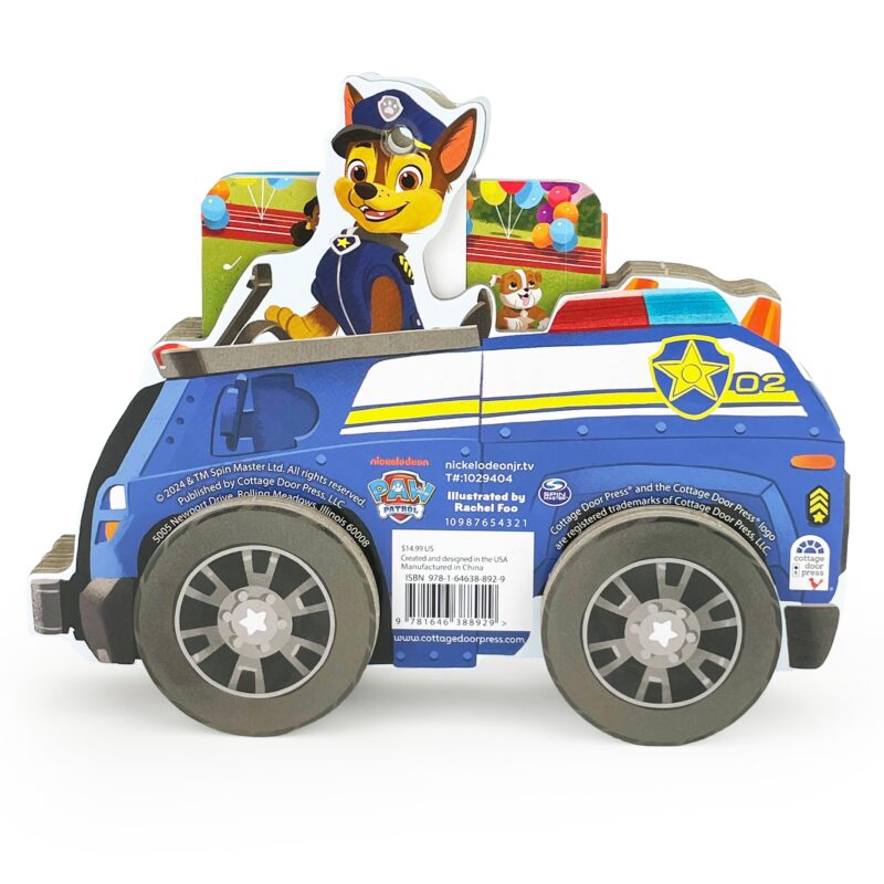 PAW Patrol Ruff-Ruff Rescue Tales Rolling Wheeled Book Set from Cottage Door Press