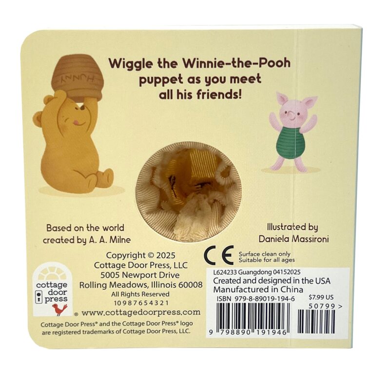 Pooh Interactive Puppet Book from Cottage Door Press