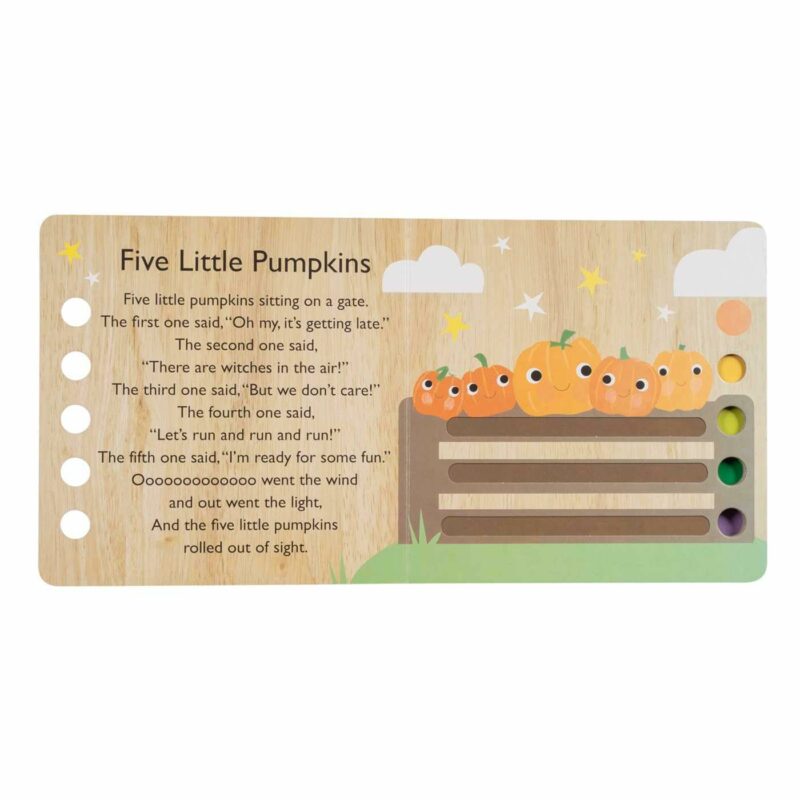 Touch and Trace Nursery Rhymes: Five Little Pumpkins Board Book from