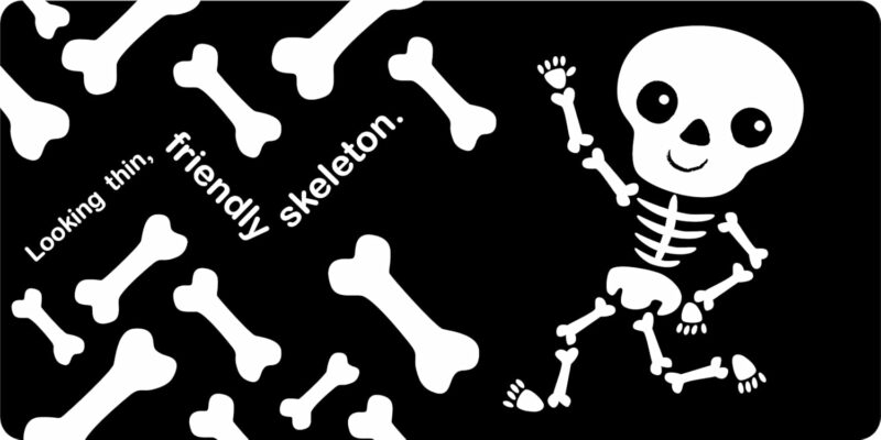 Sourcebooks Booook! A Spooky High-Contrast Board Book Children's Books