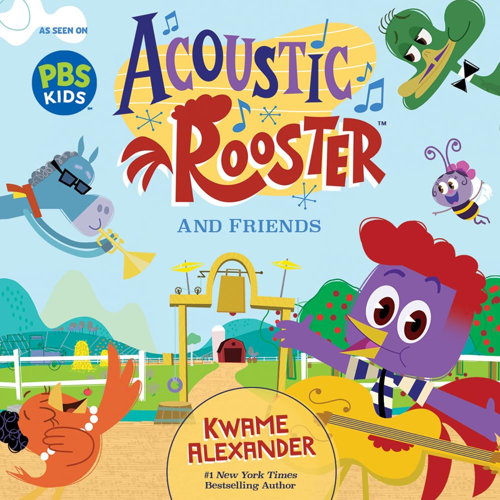 Sleeping Bear Press Acoustic Rooster and Friends Board Book