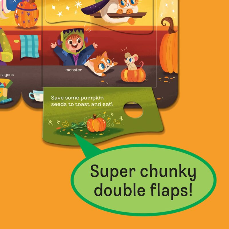 Peek-a-Flap Boo Lift-a-Flap Board Book made by Cottage Door Press