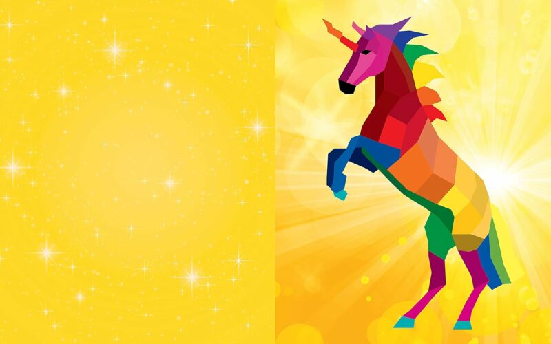 Sticker Mosaics Jr.: Sparkly Unicorn Glitter Pictures made by Macmillan Publishers