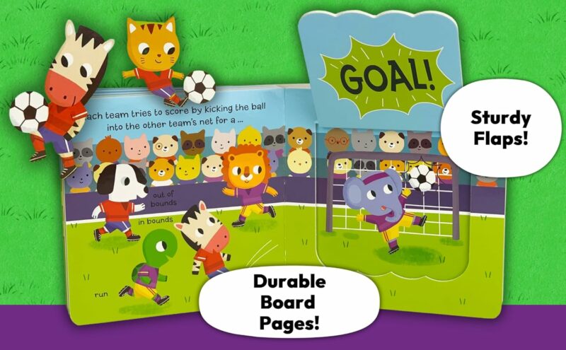 Let's Play Soccer Board Book made by Cottage Door Press