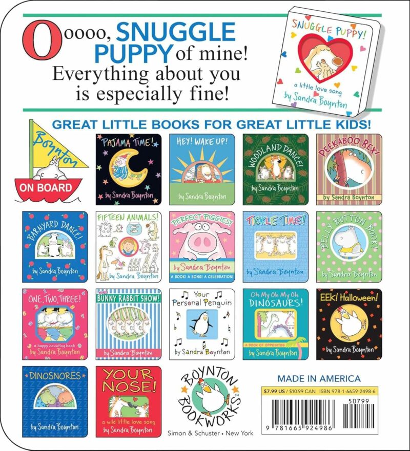 Snuggle Puppy! Board Book from