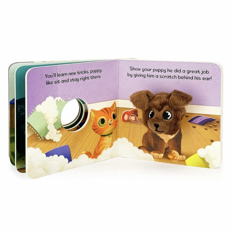 Cottage Door Press Puppy Love Finger Puppet Book Children's Books
