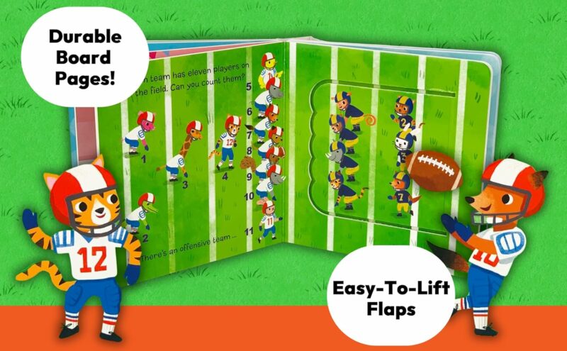 Let's Play Football Board Book made by Cottage Door Press