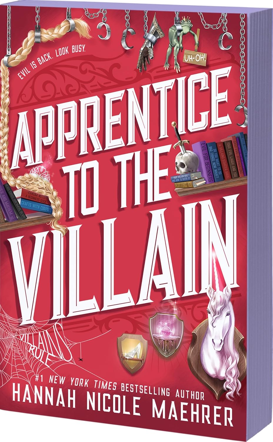 Macmillan Publishers Apprentice to The Villain Paperback Book by Hannah Nicole Maehrer