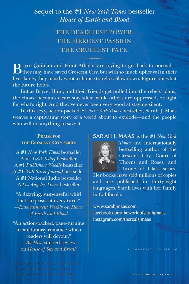House Of Sky And Breath Crescent City Book 2 by Sarah J Maas from Macmillan Publishers