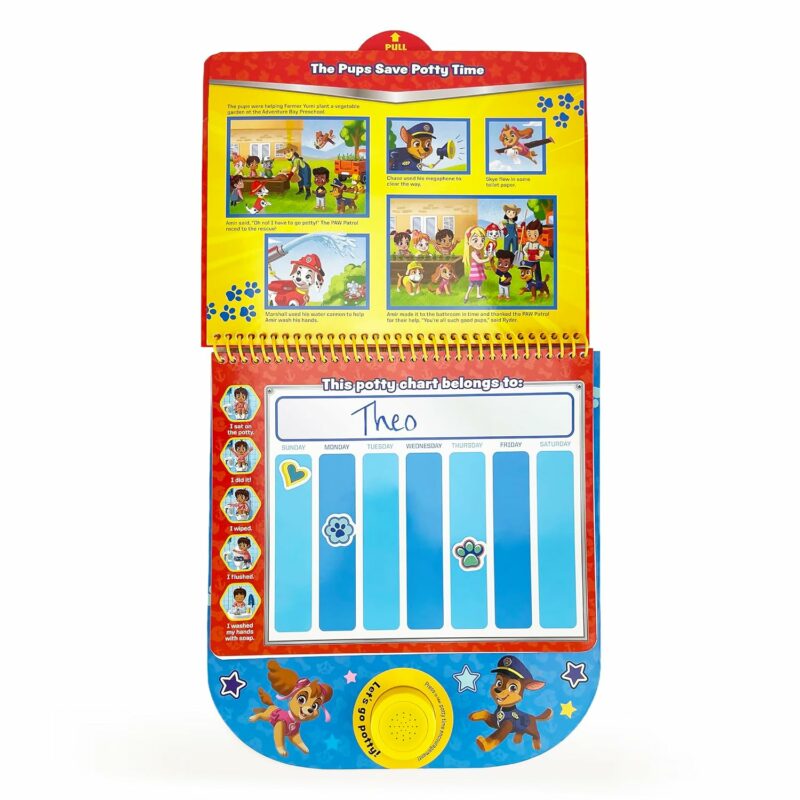 Cottage Door Press PAW Patrol Potty Training Reward Chart available at Blossom