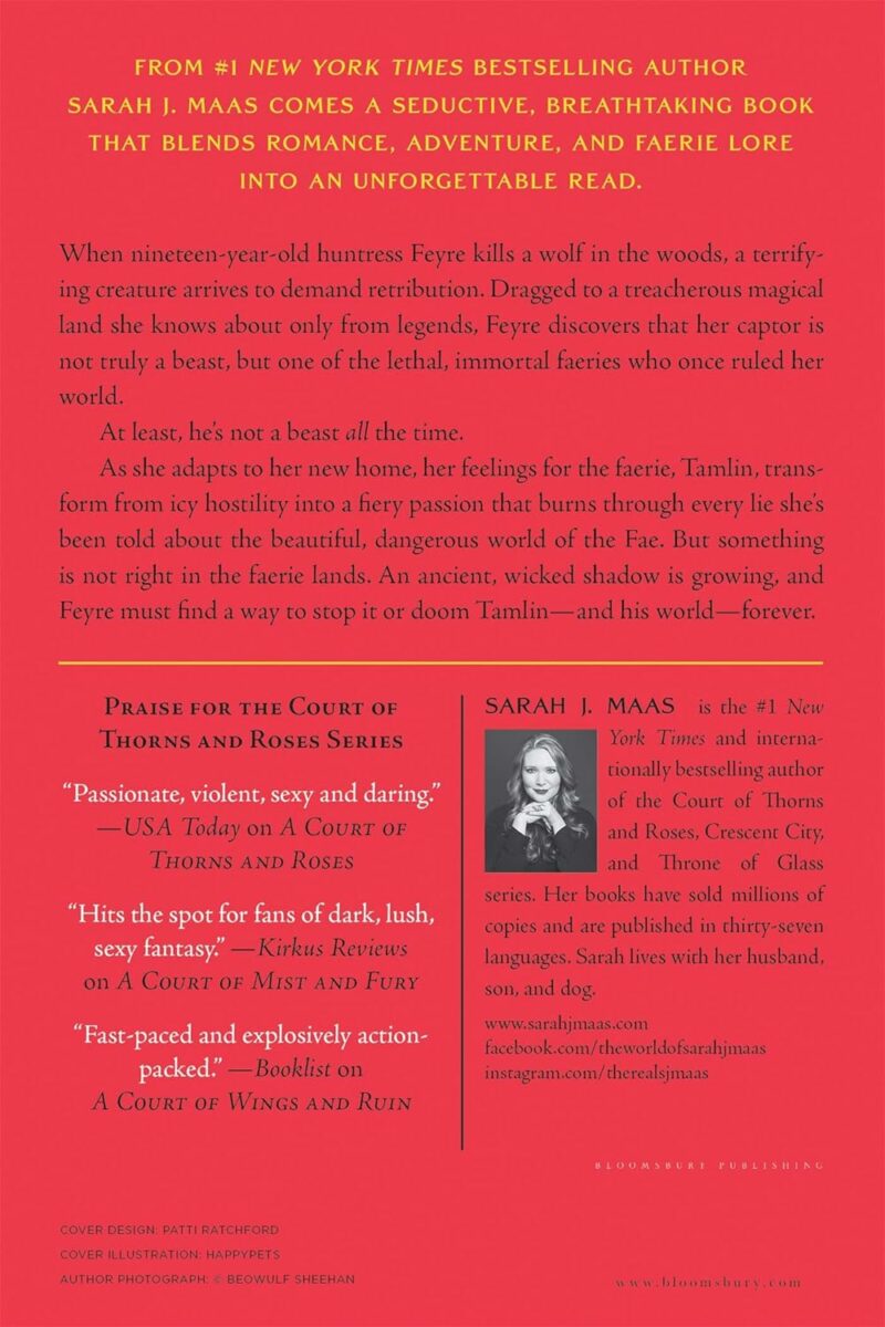 A Court Of Thorns And Roses Adult Paperback by Sarah J Maas from Macmillan Publishers