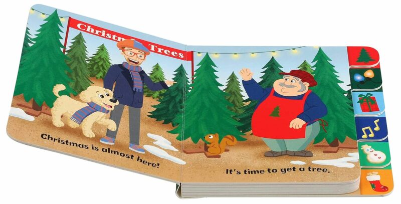 Blippi Merry Christmas Board Book made by