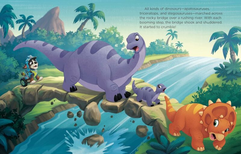 Daddy Dinosaur Rescue PAW Patrol Little Golden Book from