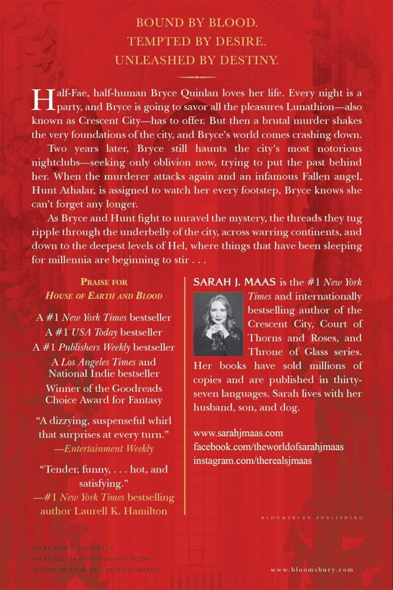 House Of Earth And Blood Crescent City Book 1 by Sarah J Maas from Macmillan Publishers