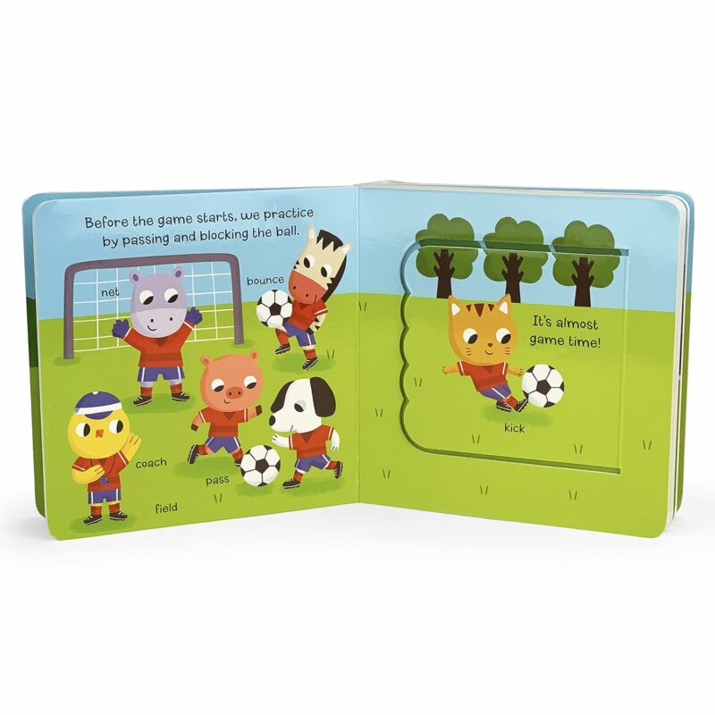 Cottage Door Press Let's Play Soccer Board Book Children's Books