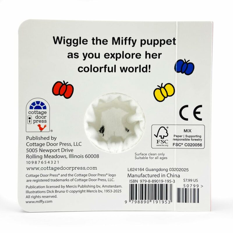 Cottage Door Press Colors with Miffy Finger Puppet Book part of our Bunnies collection