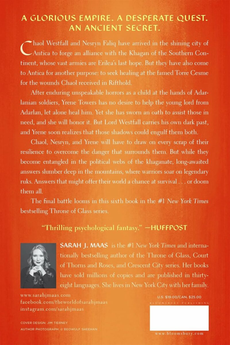 Tower Of Dawn Paperback Book by Sarah J Maas from Macmillan Publishers
