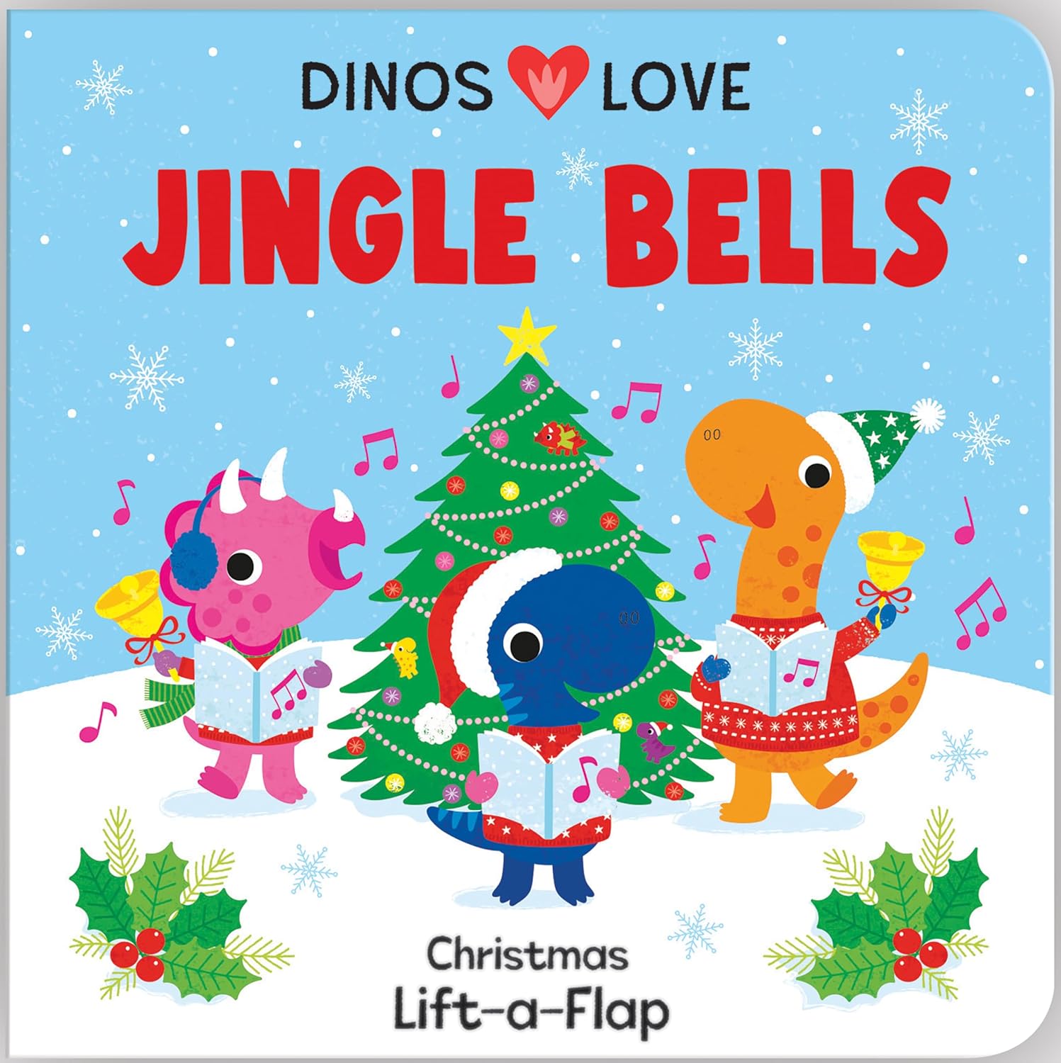 Cottage Door Press Dinos Love Jingle Bells Board Book