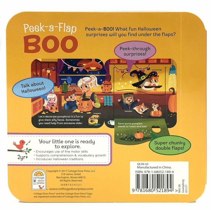 Cottage Door Press Peek-a-Flap Boo Lift-a-Flap Board Book