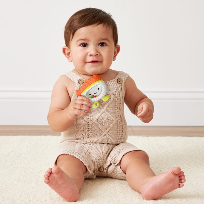 Itzy Ritzy Sushi Sweetie Shake Plus - Teething + Rattle Toy part of our  collection