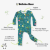 Harry Potter Mandrakes & Herbs Bamboo Viscose Convertible Footie from Bellabu Bear