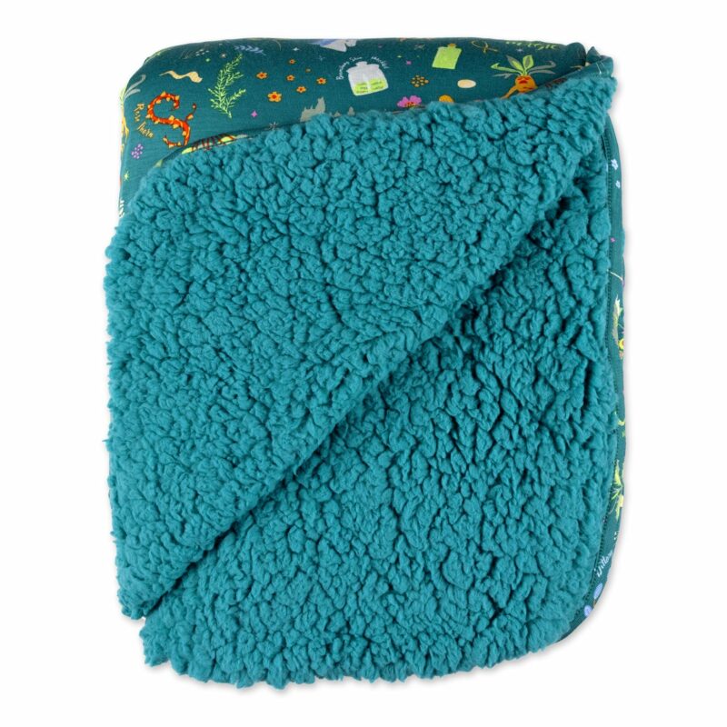 Harry Potter Mandrakes Potions & Herbs Bamboo Viscose Sherpa Blanket made by Bellabu Bear