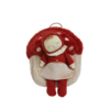 Hopalong Mushroom Backpack In Red made by Olli Ella
