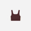 Swift Sports Bra In Burgundy from Rylee & Cru