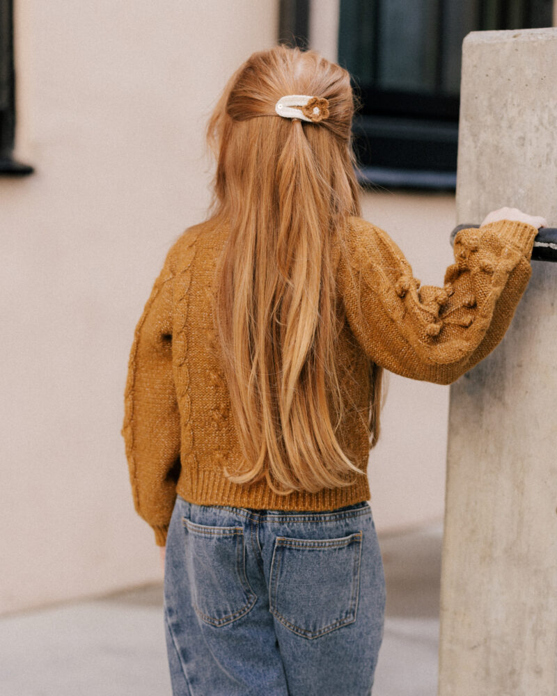 Rylee & Cru Crochet Clips In Golden