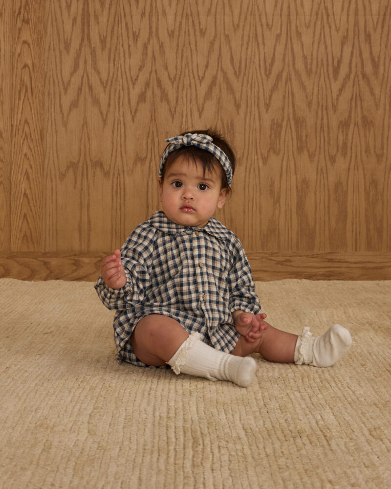 Rylee & Cru Nellie Set In Navy Check