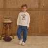 Rylee & Cru Long Sleeve Paneled Tee In Game Day