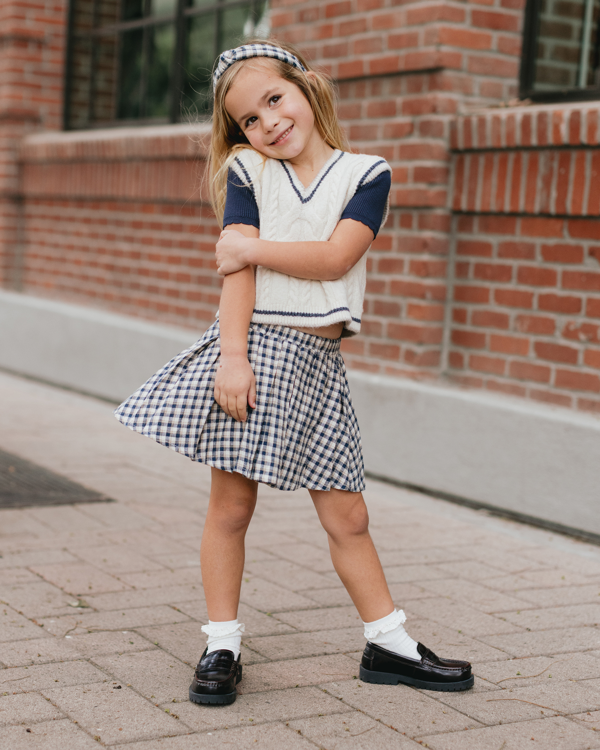 Rylee & Cru Sweater Vest In Natural