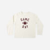 Long Sleeve Paneled Tee In Game Day from Rylee & Cru