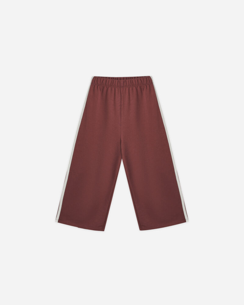 Track Pant In Burgundy