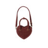 Rylee & Cru Heart Purse In Burgundy