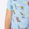 SpongeBob SquarePants Good Vibes Bamboo Viscose Pajama Short Set from Bellabu Bear