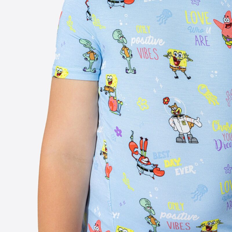 SpongeBob SquarePants Good Vibes Bamboo Viscose Pajama Short Set from Bellabu Bear