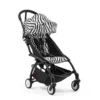 StokkeYOYO3_6PLUS_Zebra_BlackFrame_Angled_250414-5606_eCom Stokke YOYO3 Stroller