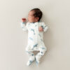 Kyte BABY Zippered Footie in Dolphin
