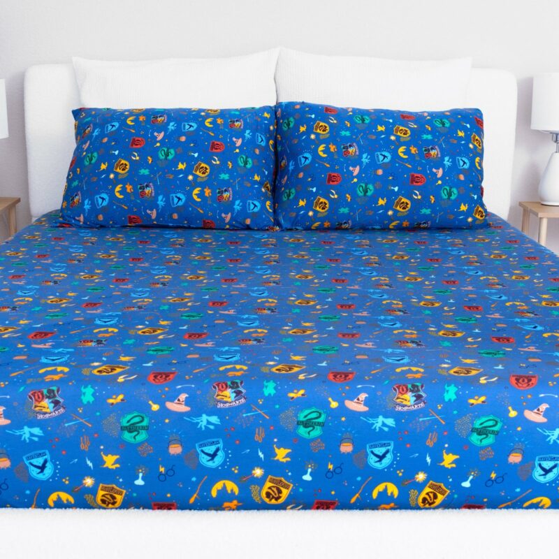 Harry Potter House Pride Bamboo Viscose Full Sheet Set from Bellabu Bear