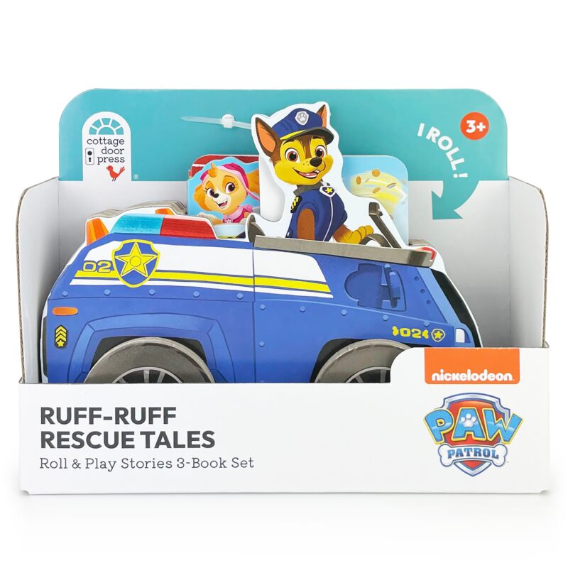 Cottage Door Press PAW Patrol Ruff-Ruff Rescue Tales Rolling Wheeled Book Set Children's Books