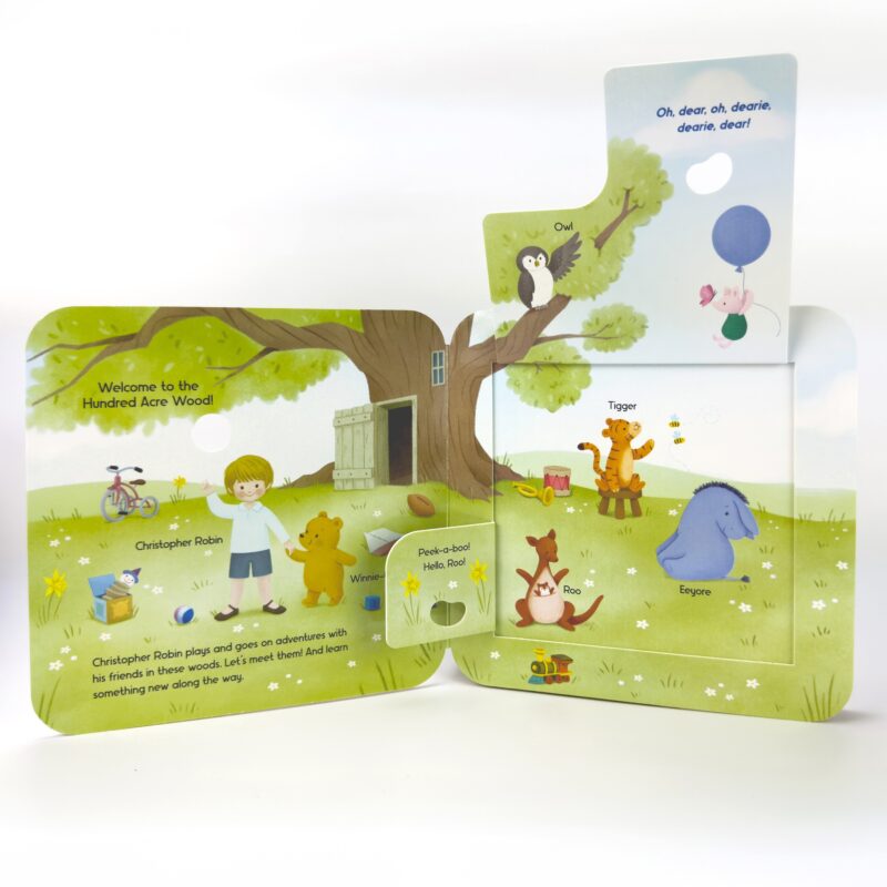Winnie-the-Pooh Peek-a-Flap Board Book from Cottage Door Press