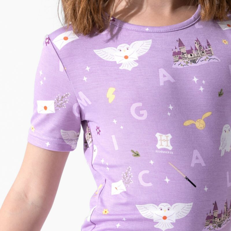 Harry Potter Hedwig's Magical Mail Bamboo Viscose Pajama Short Set from Bellabu Bear