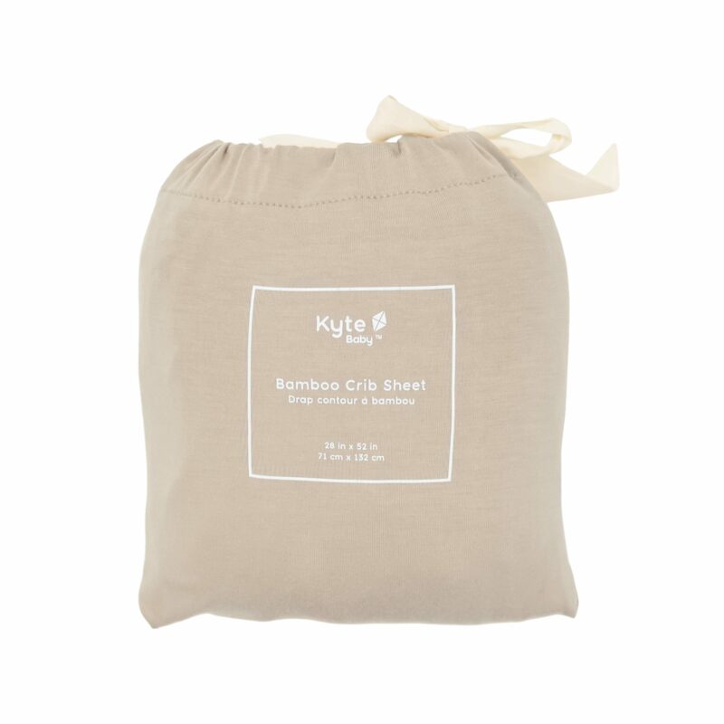 Crib Sheet in Almond from Kyte BABY
