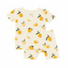 Short Sleeve Pajamas in Lemon from Kyte BABY