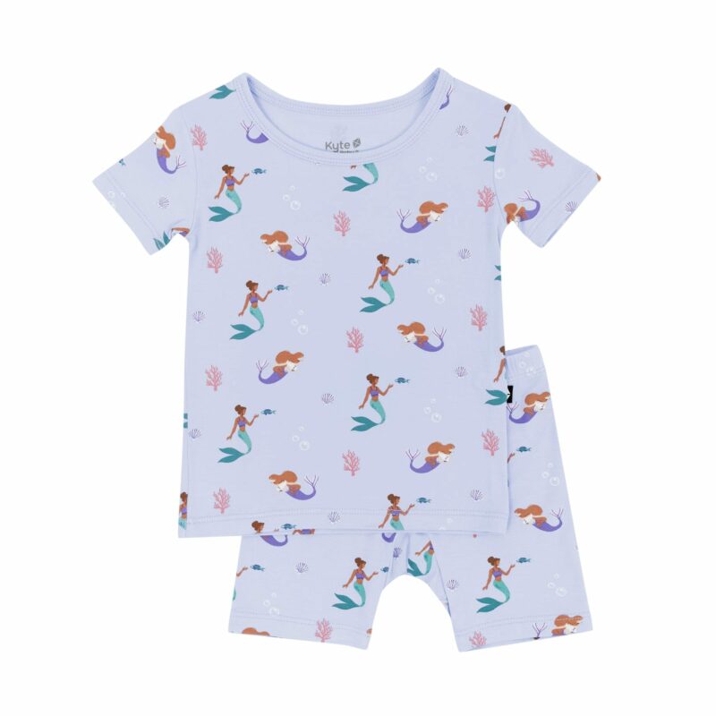 Short Sleeve Pajamas in Mermaid from Kyte BABY