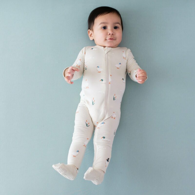 Kyte BABY Zippered Footie in Duck